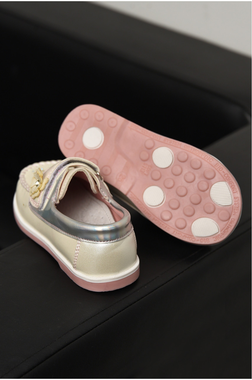 Мокасини дитячі для дівчинки білого кольору 18301-1 208803 Мокасини дитячі для дівчинки білого кольору 18301-1 208803