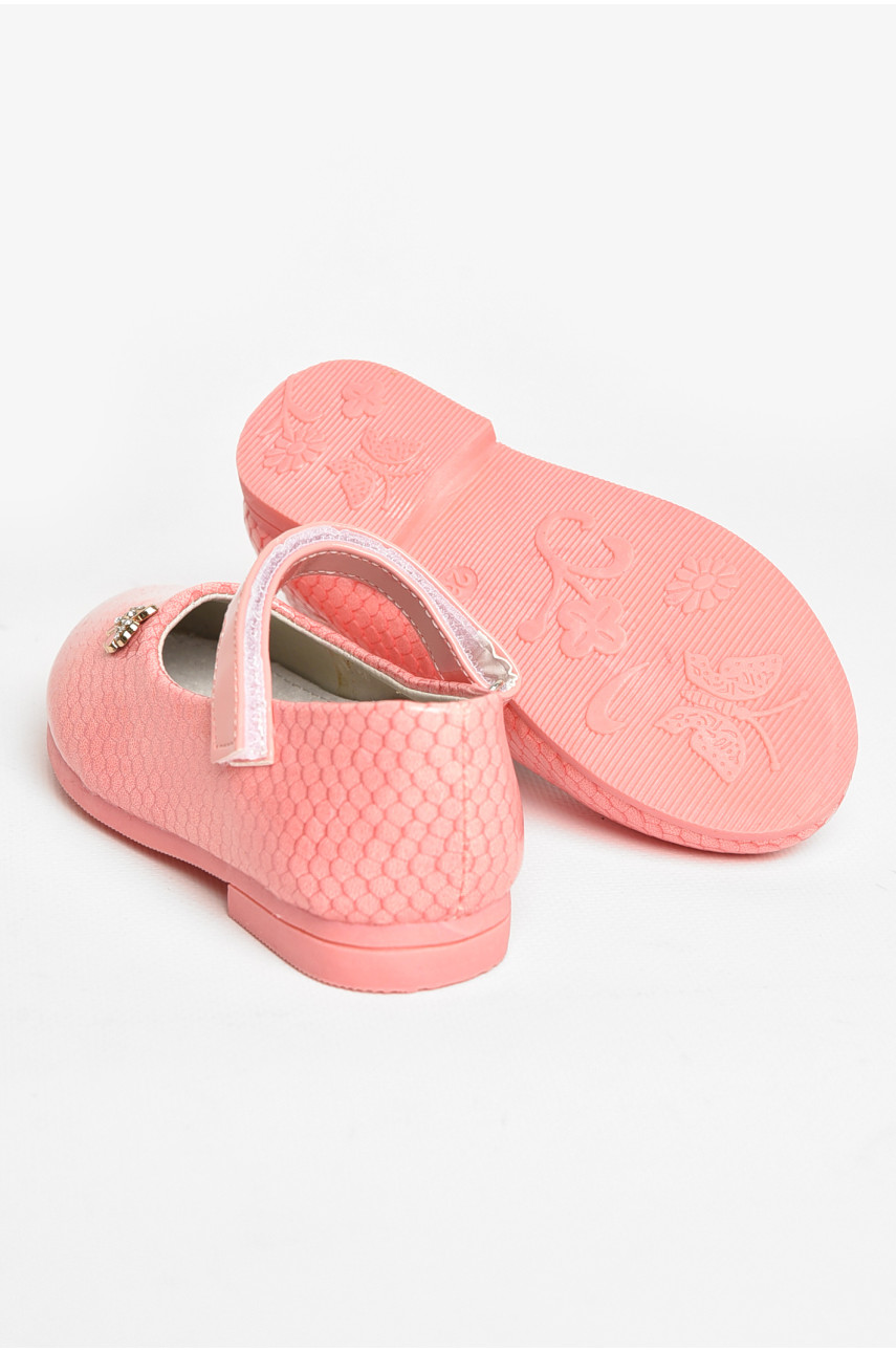 Туфли для девочки кораллового цвета 789-3 208804 Туфли для девочки кораллового цвета 789-3 208804
