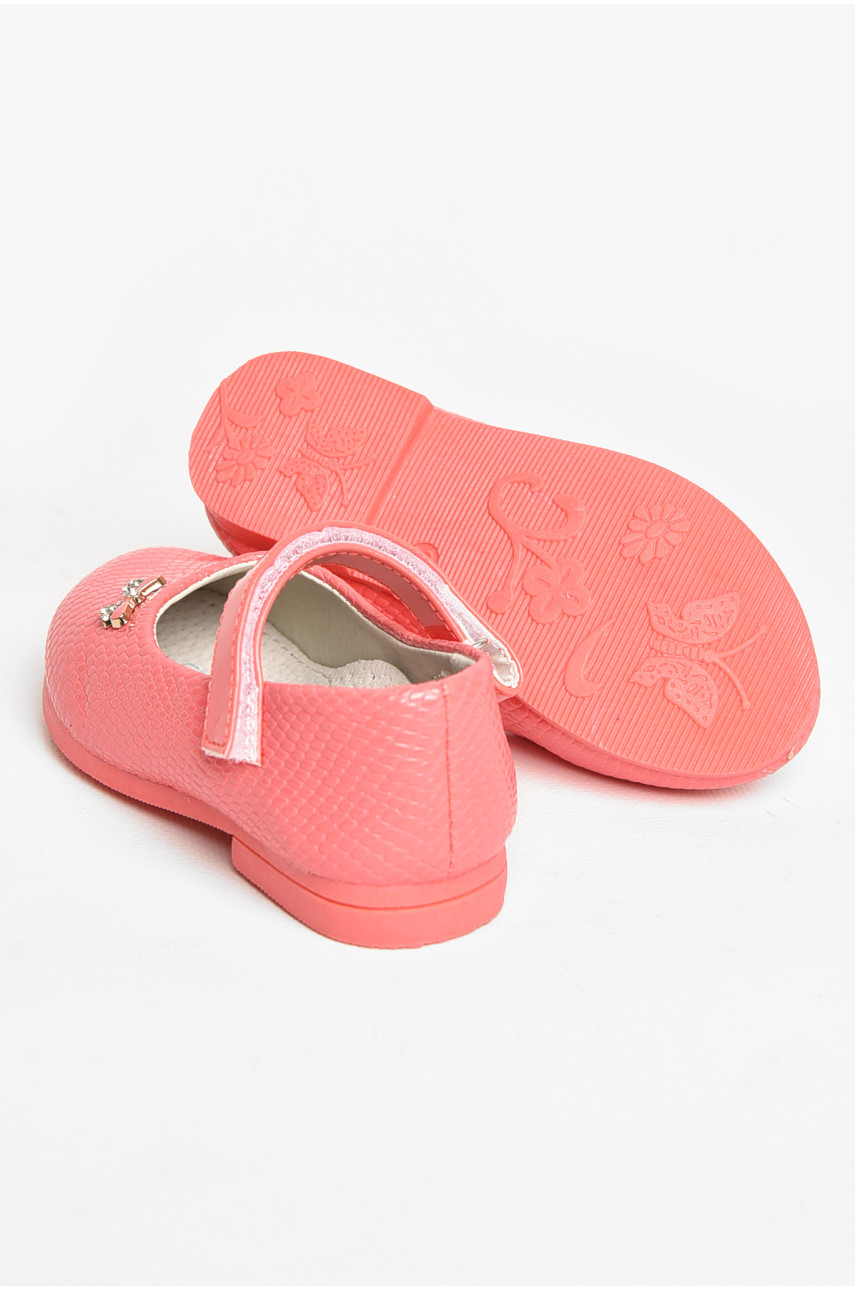 Туфли для девочки кораллового цвета 788-2 208806 Туфли для девочки кораллового цвета 788-2 208806