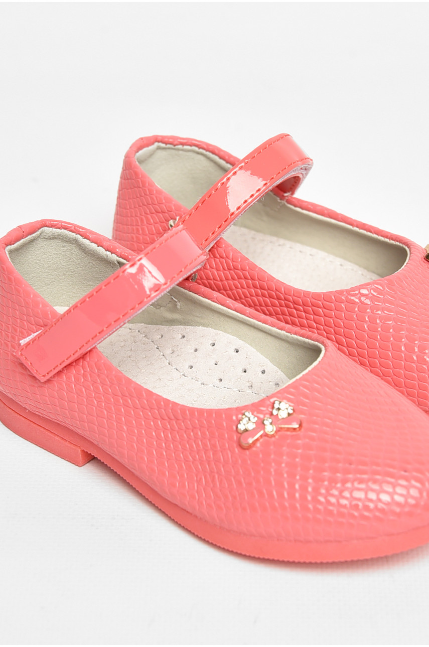 Туфли для девочки кораллового цвета 788-2 208806 Туфли для девочки кораллового цвета 788-2 208806