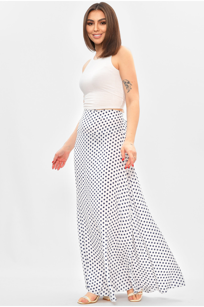 Юбка женская белого цвета с принтом 8124 208812