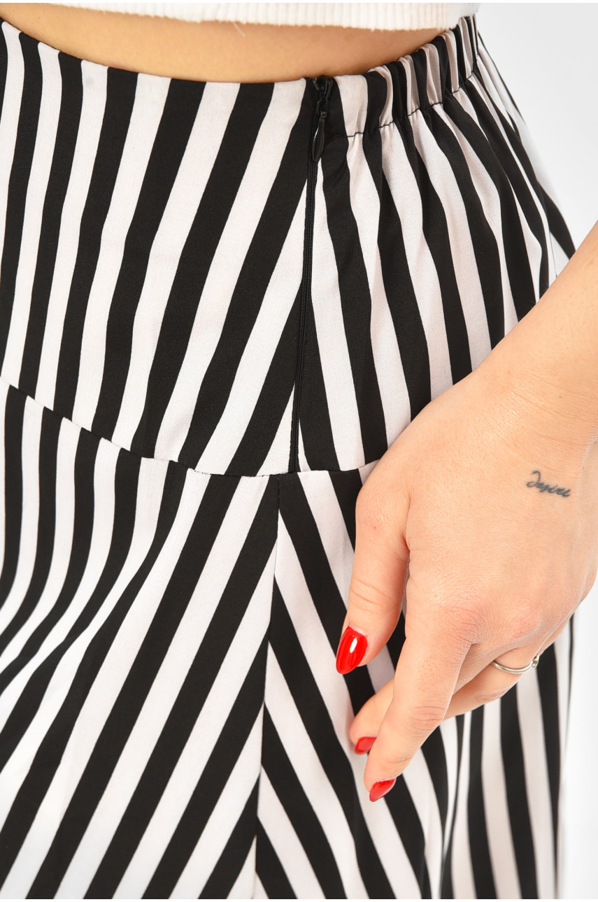 Спідниця жіноча білого кольору з принтом 8124 208815