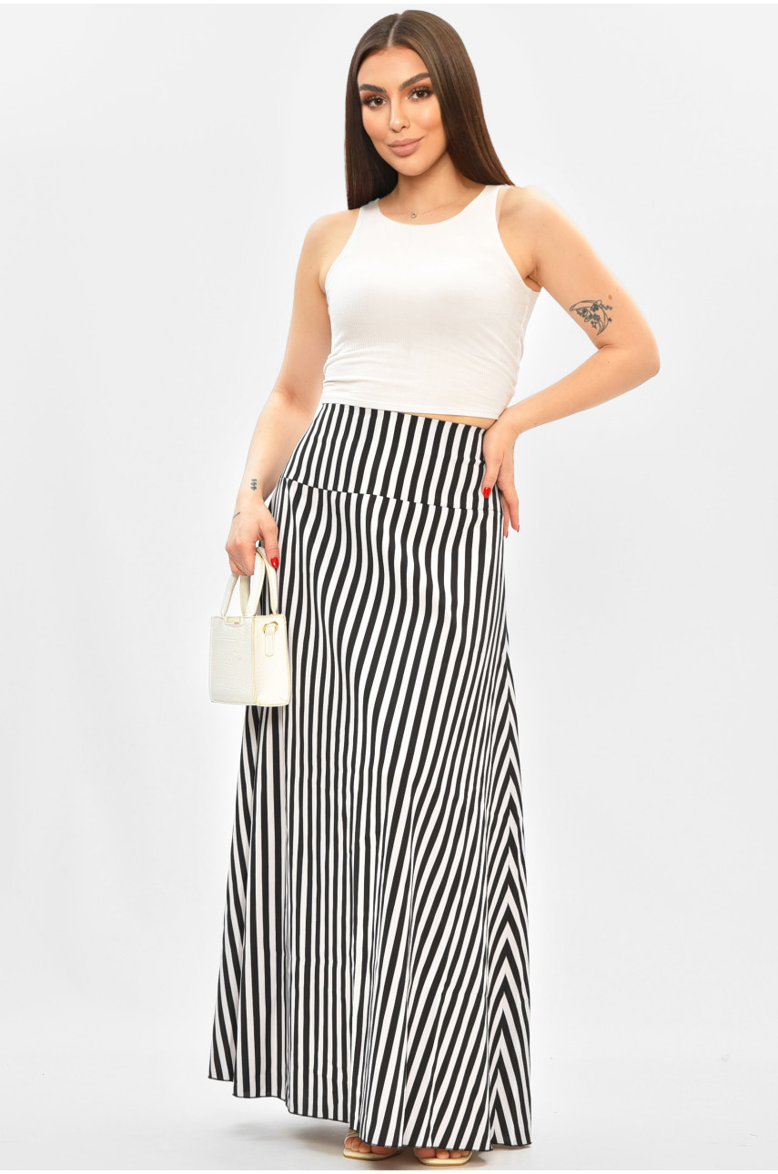 Юбка женская белого цвета с принтом 8124 208817