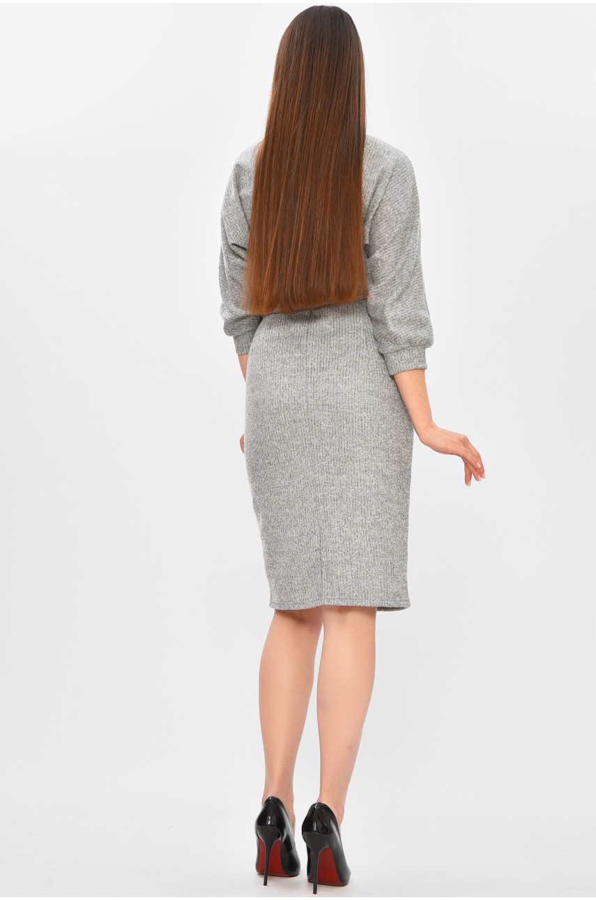 Платье женское серого цвета 217 208858