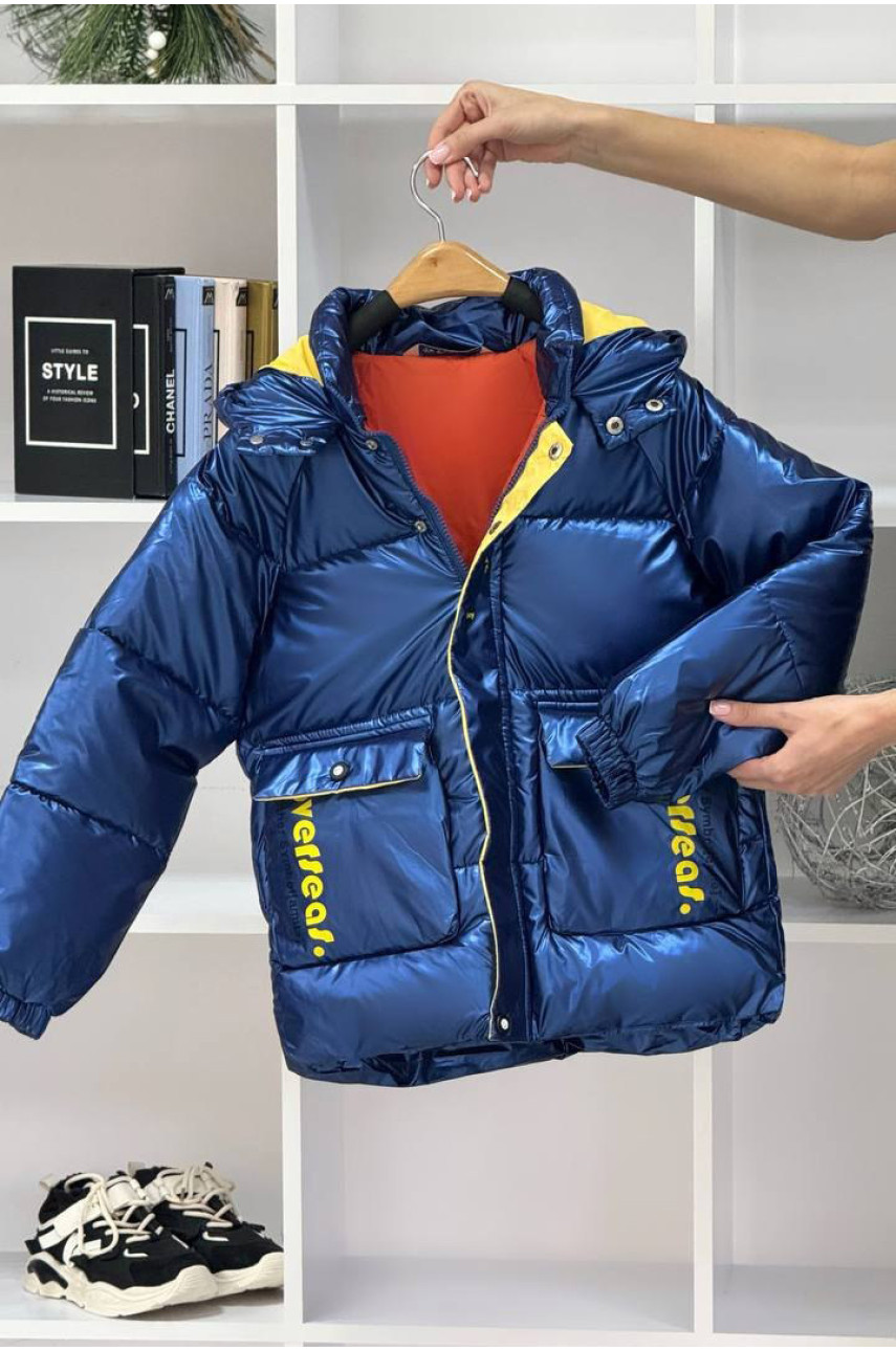 Куртка детская демисезонная синего цвета 2022-18 208860