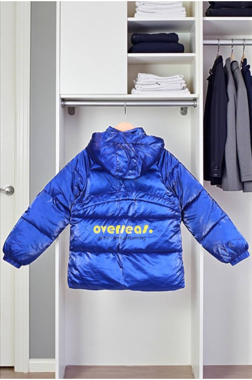 Куртка детская демисезонная темно-синего цвета 2022-18 208861