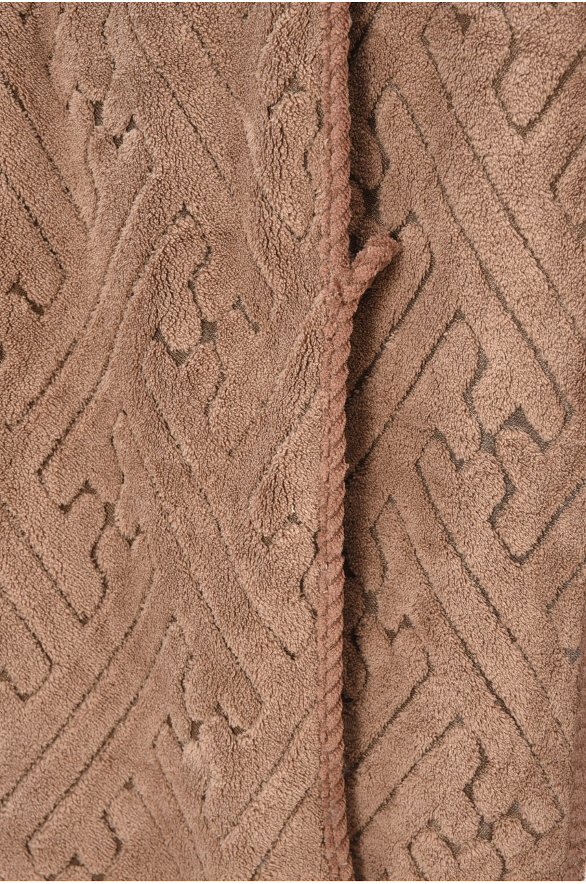 Набор однотонных полотенец из микрофибры банное+для лица коричневого цвета 98-837 208883