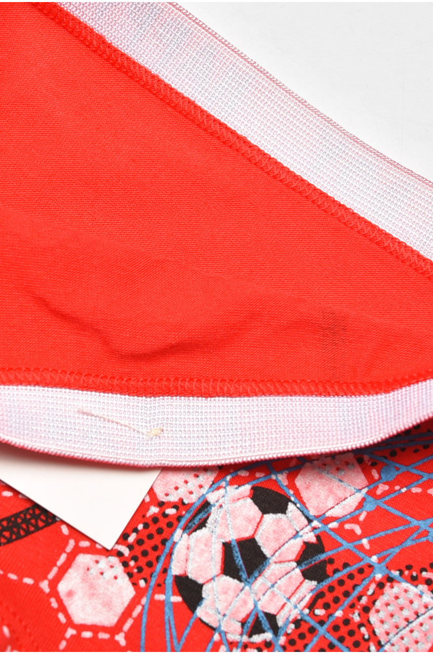 Боксеры детские для мальчика красного цвета с принтом Z02102 208902