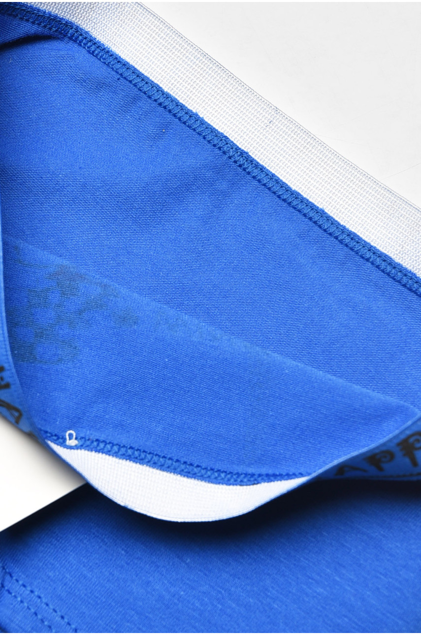 Боксеры детские для мальчика синего цвета с принтом Z02203 208915