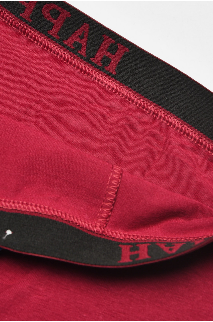 Боксеры детские для мальчика бордового цвета СX8237 208926