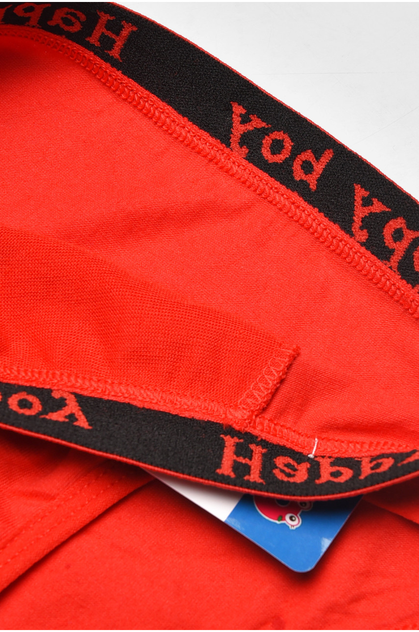 Трусики детские для мальчика красного цвета с принтом ZM8310 208931