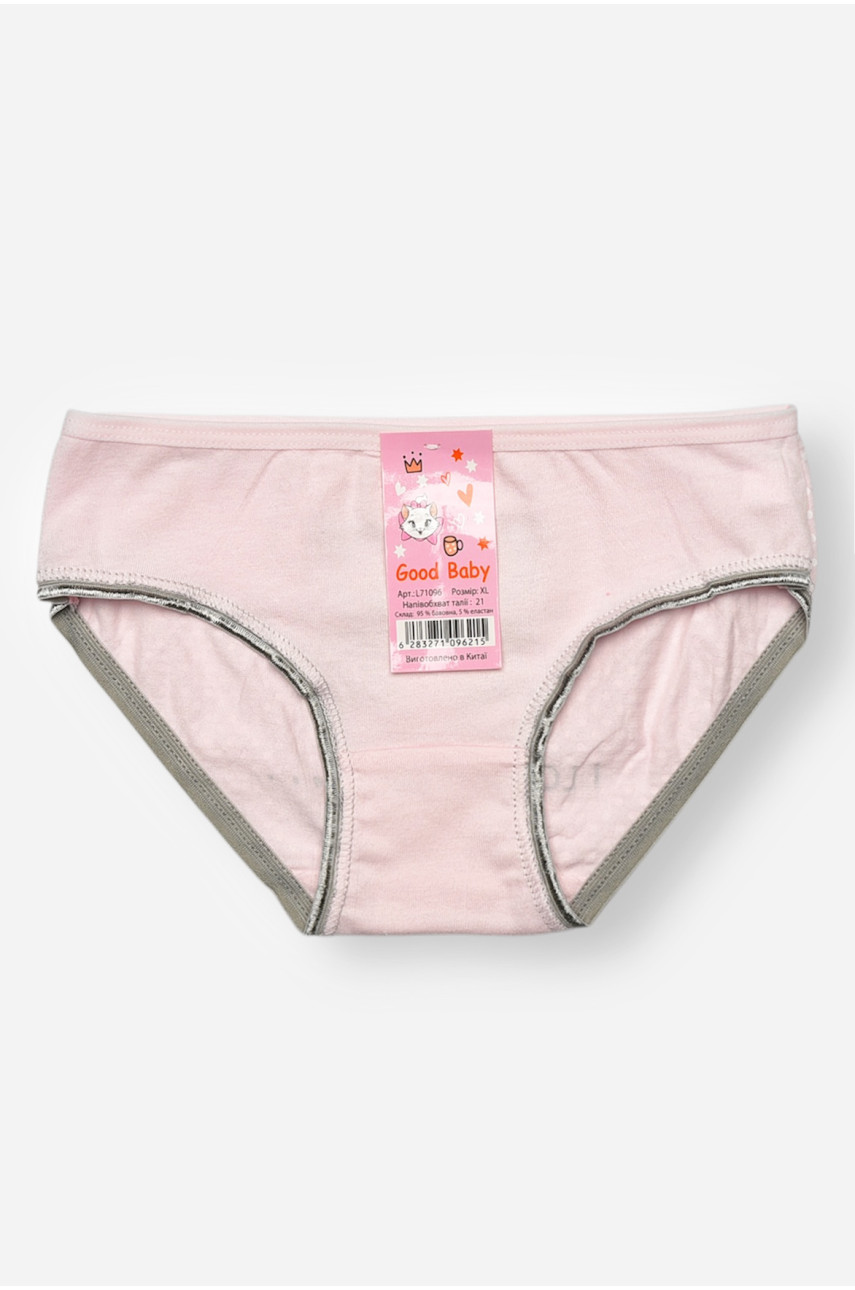 Трусики детские для девочки розового цвета с принтом L71096 208937