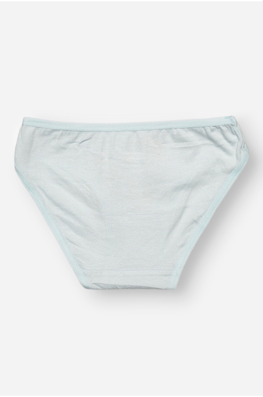 Трусики детские для девочки голубого цвета с принтом L71098 208940