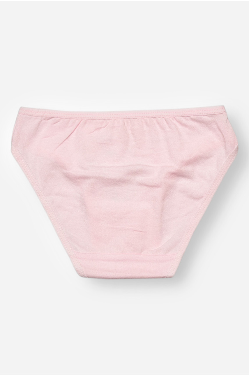 Трусики детские для девочки светло-розового цвета с принтом L71098 208944
