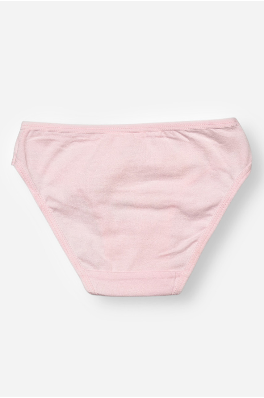 Трусики детские для девочки розового цвета с принтом L71066 208946