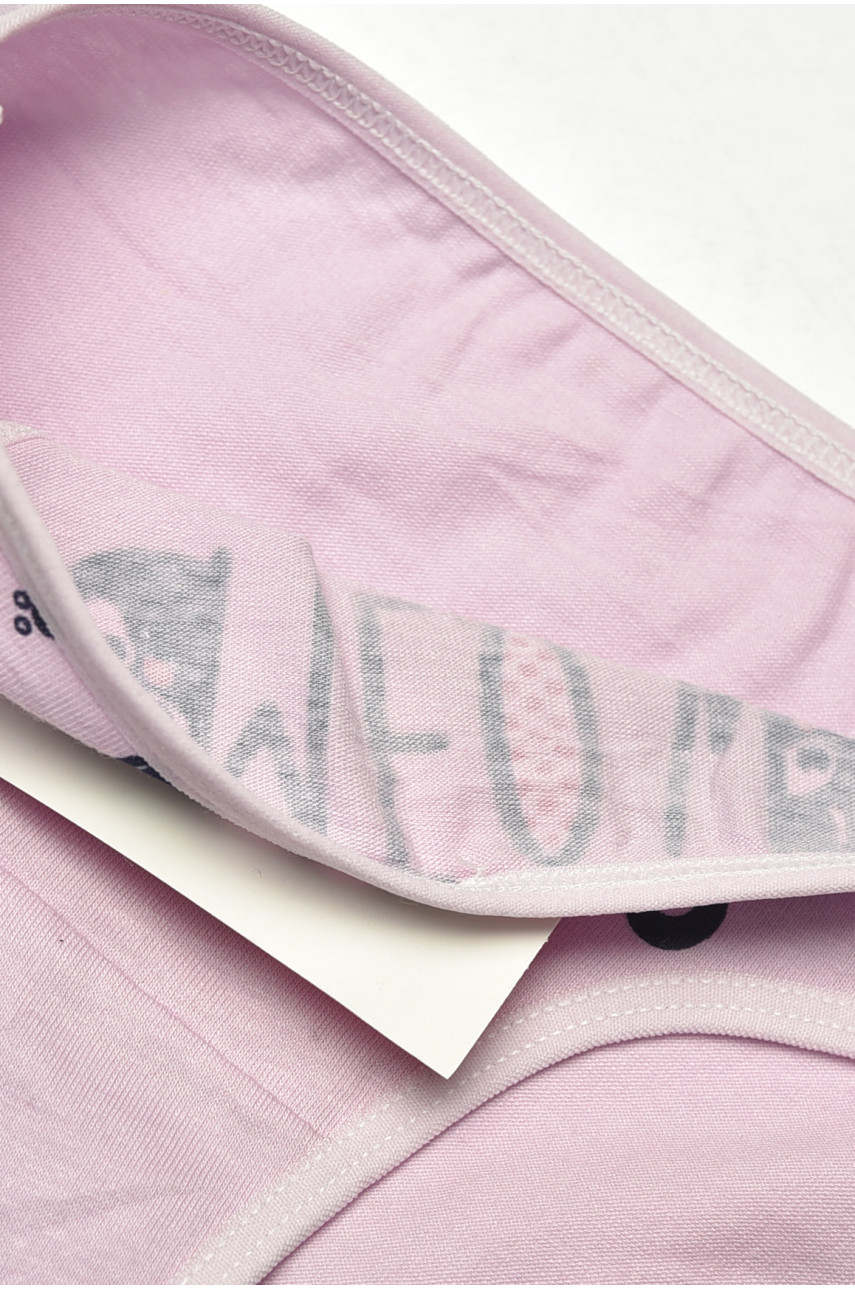 Трусики детские для девочки сиреневого цвета с принтом B7896 208954