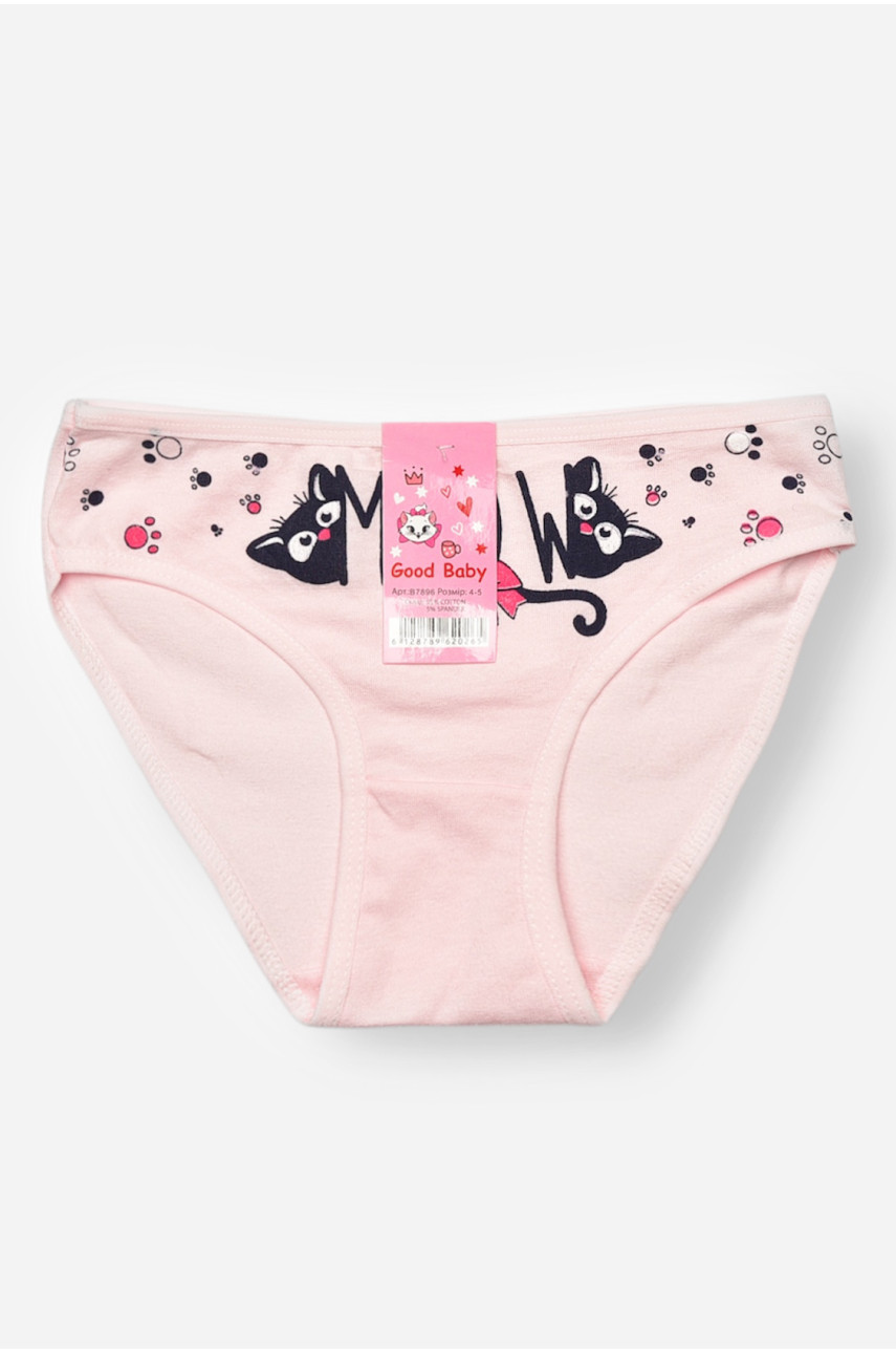 Трусики детские для девочки розового цвета с принтом B7896 208955