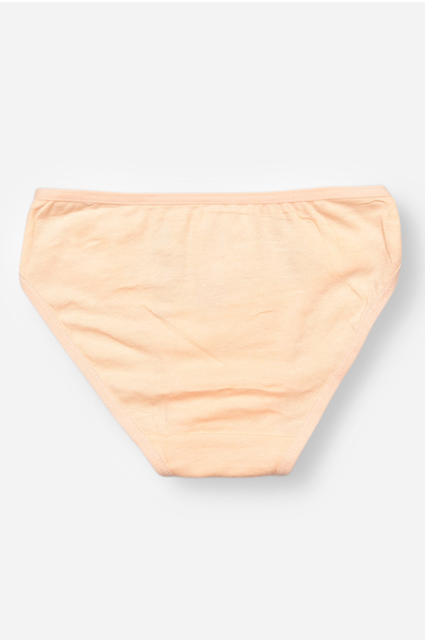 Трусики детские для девочки персикового цвета с принтом B7896 208957