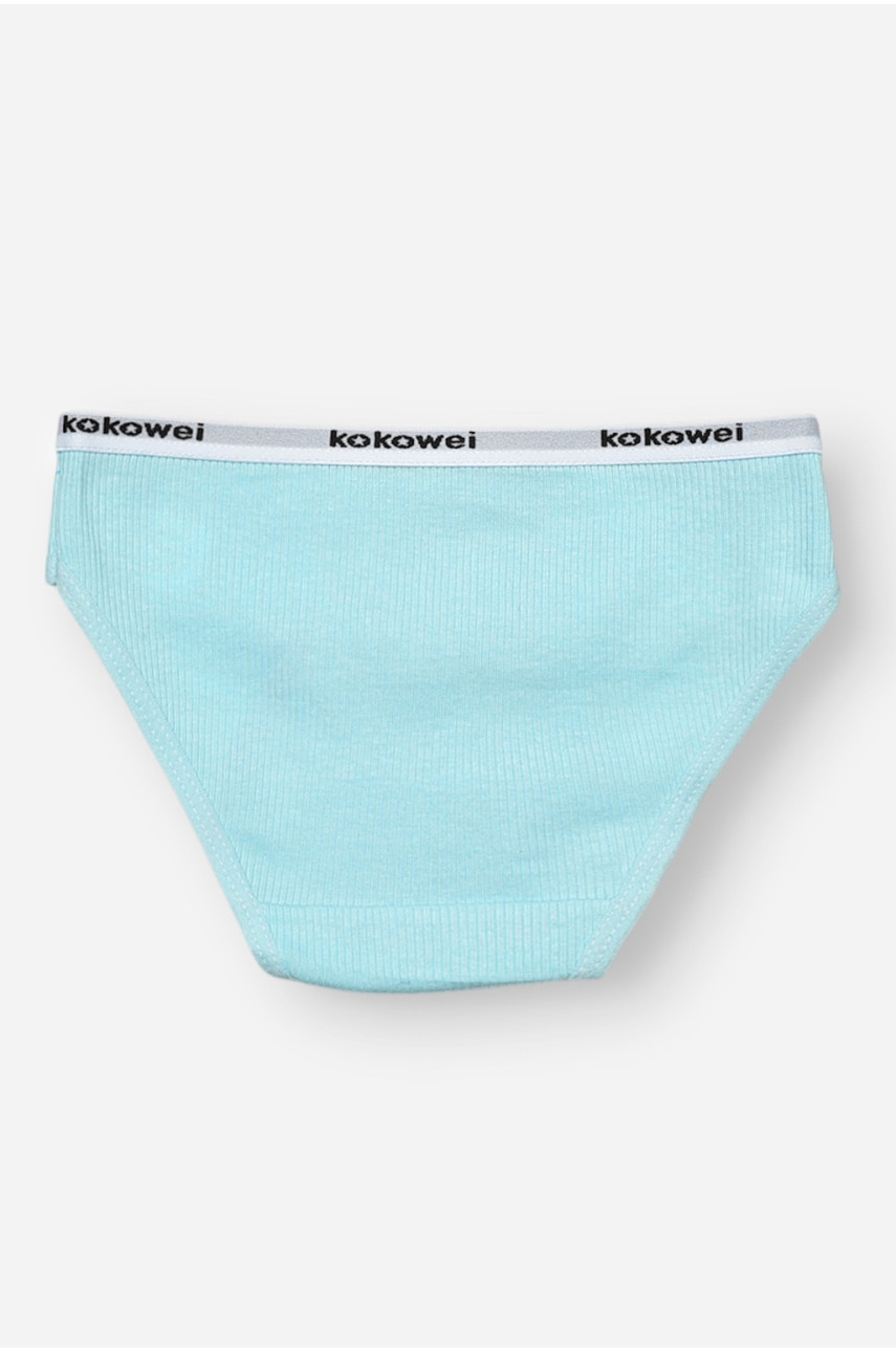 Трусики детские для девочки голубого цвета с принтом X8419 208962