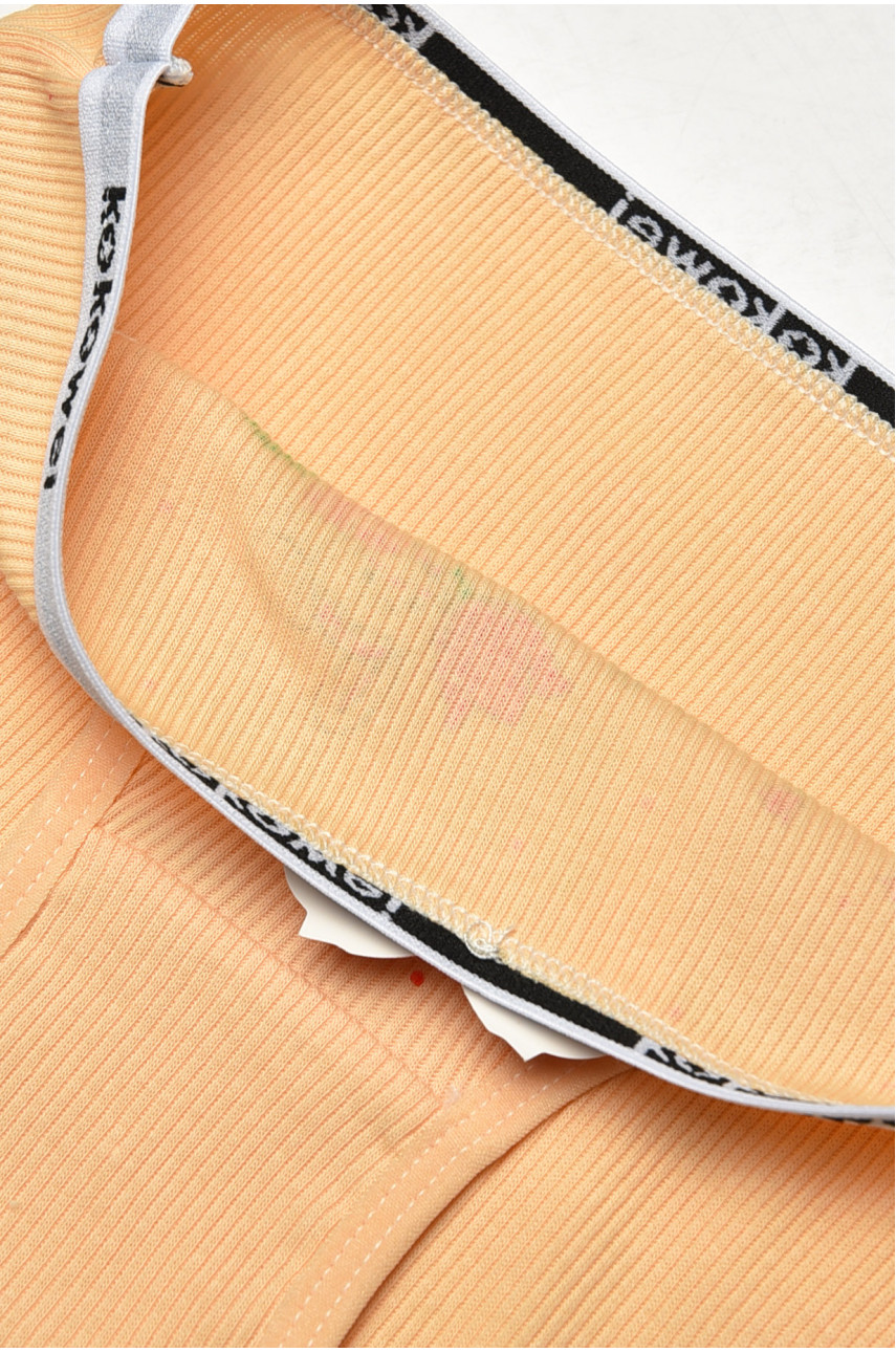 Трусики детские для девочки бежевого цвета с принтом X7854 208965