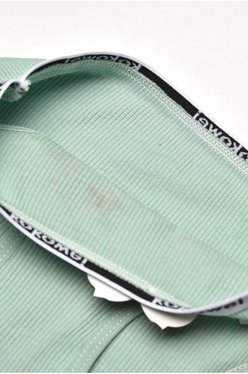 Трусики детские для девочки зеленого цвета с принтом X7854 208968