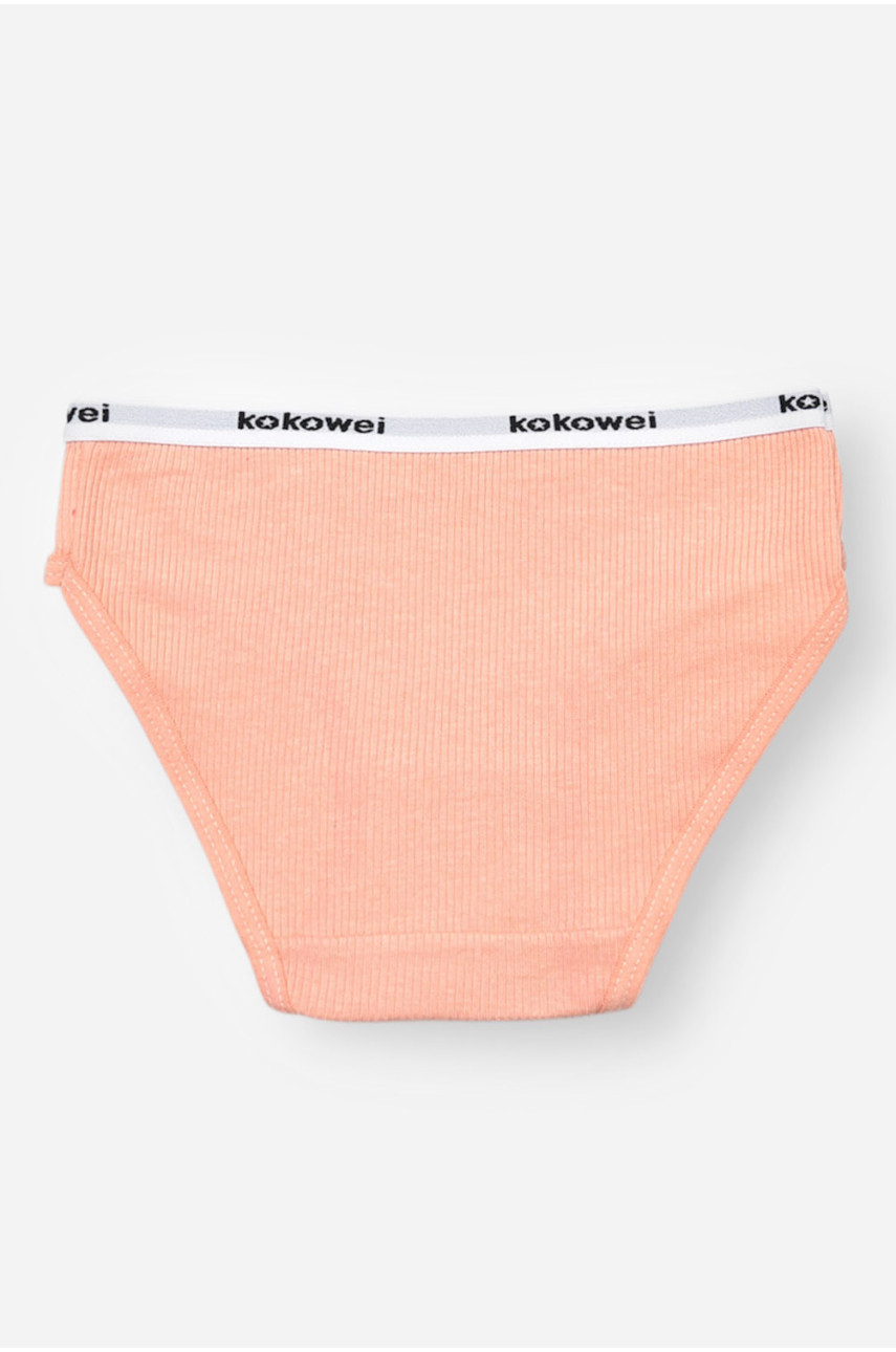 Трусики детские для девочки бежевого цвета с принтом X7854 208969