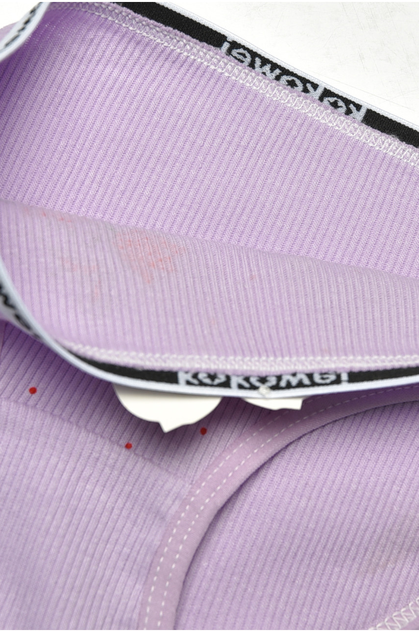 Трусики детские для девочки сиреневого цвета с принтом X7854 208970