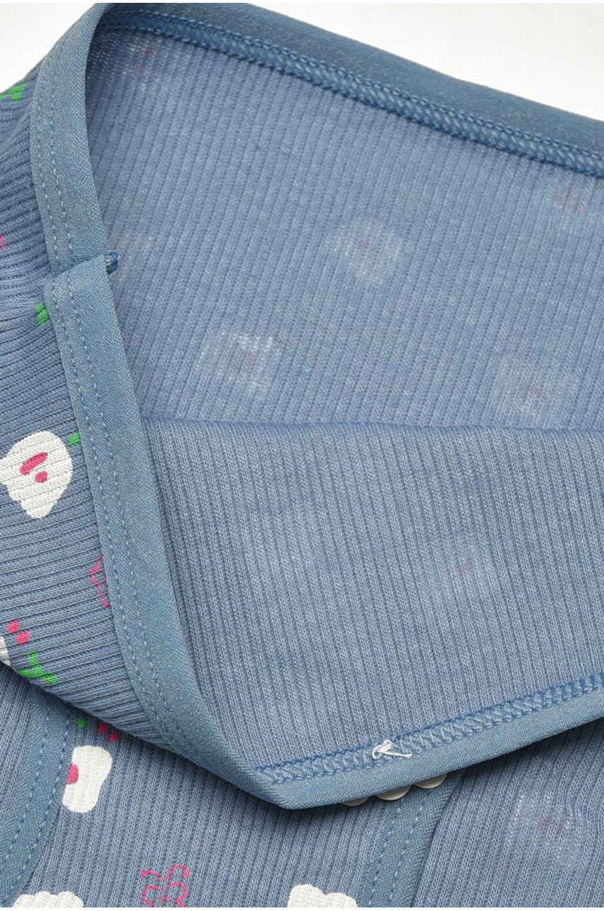 Трусики детские для девочки синего цвета с принтом X8476 208975