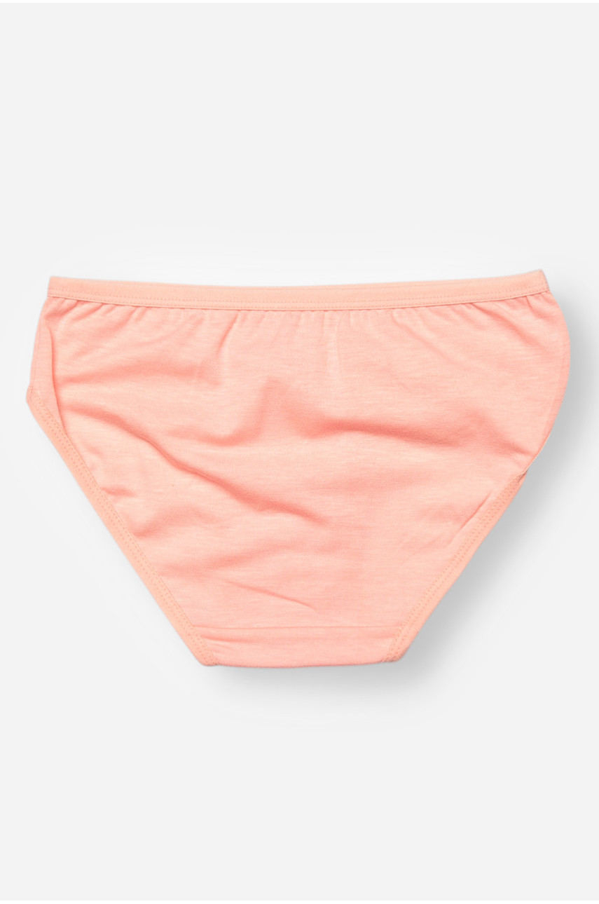 Трусики детские для девочки розового цвета с принтом 1234 208988