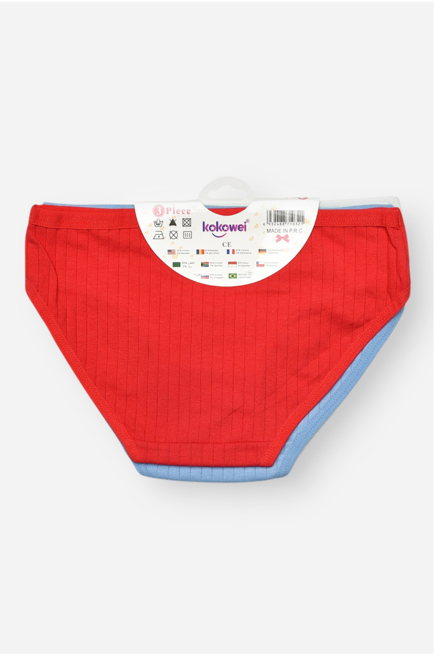 Комплект детских трусов для девочки 3 шт X8518 208993