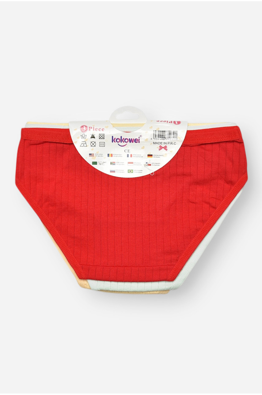 Комплект детских трусов для девочки 3 шт X8518 208995