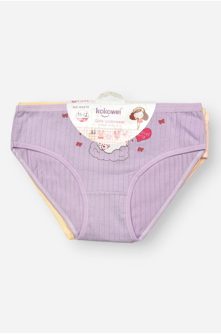 Комплект детских трусов для девочки 3 шт X8518 208996