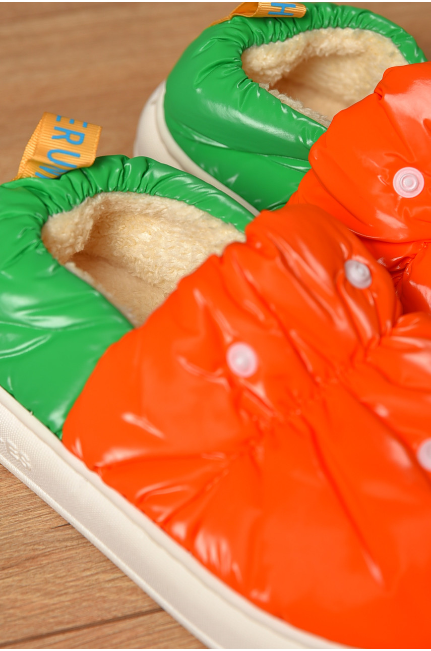 Капці домашні жіночі помаранчевого кольору 2928-3 208998 Капці домашні жіночі помаранчевого кольору 2928-3 208998