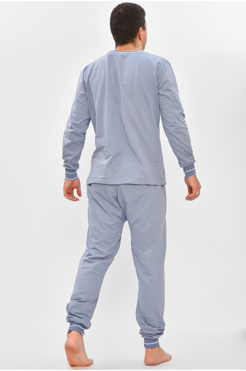 Термобелье мужское на флисе серого цвета 209000