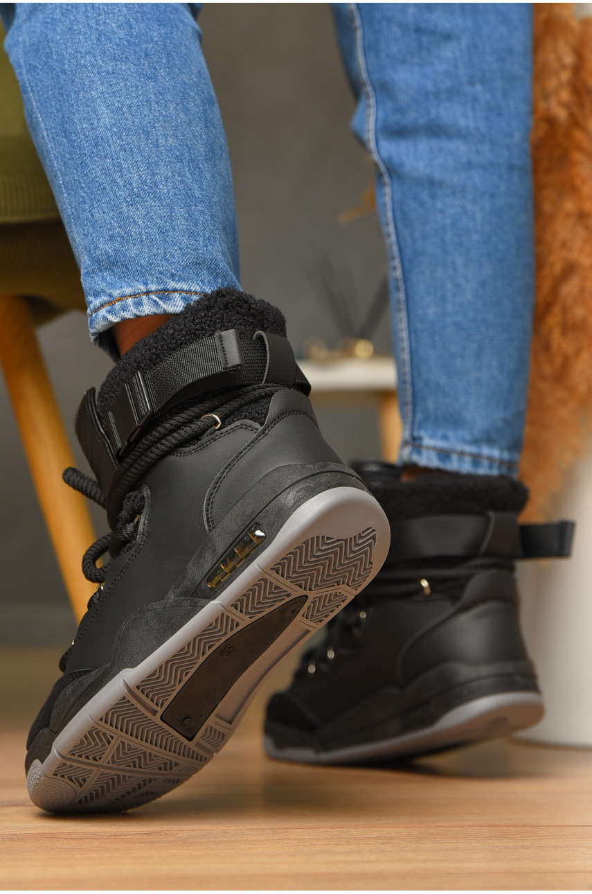 Черевики жіночі еврозима чорного кольору Т15-1 209007