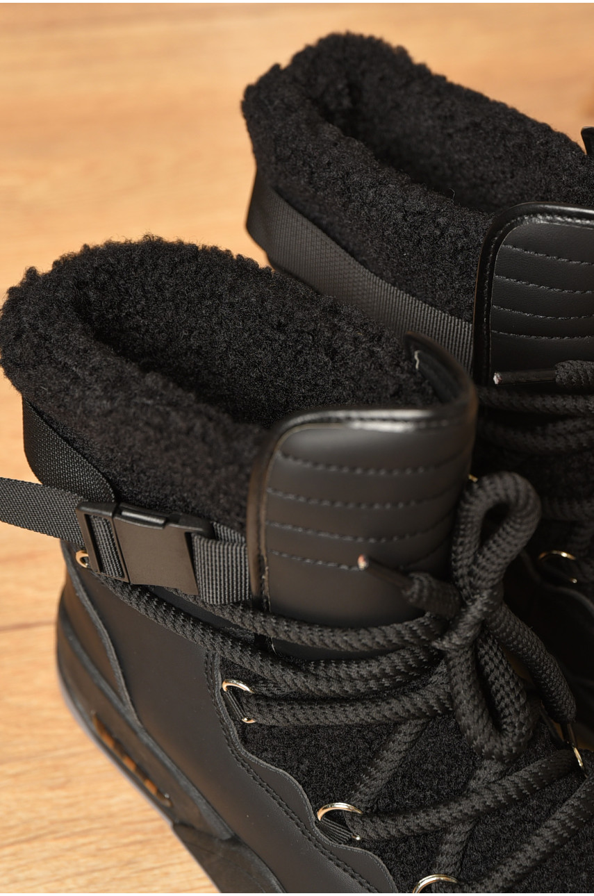 Черевики жіночі еврозима чорного кольору Т15-1 209007