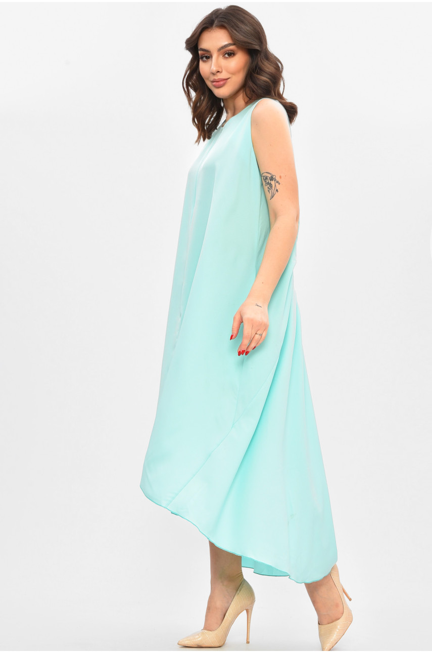 Сукня жіноча батальна м'ятного кольору 8315 209054 Сукня жіноча батальна м'ятного кольору 8315 209054