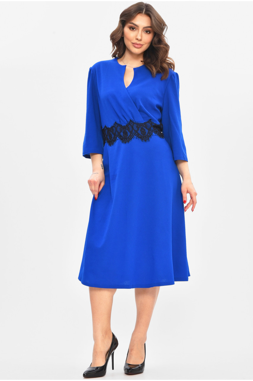 Сукня жіноча напівбатальна синього кольору 8160 209055