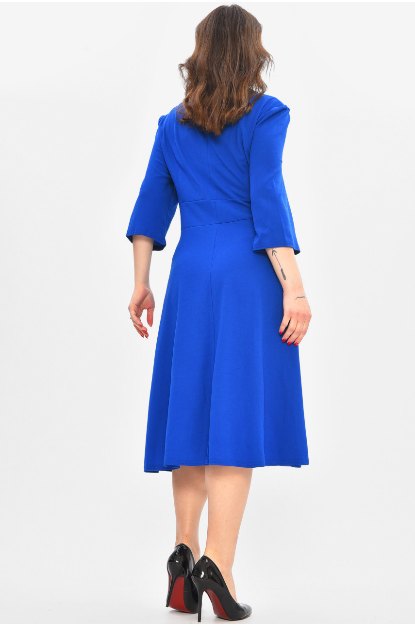 Сукня жіноча напівбатальна синього кольору 8160 209055 Сукня жіноча напівбатальна синього кольору 8160 209055