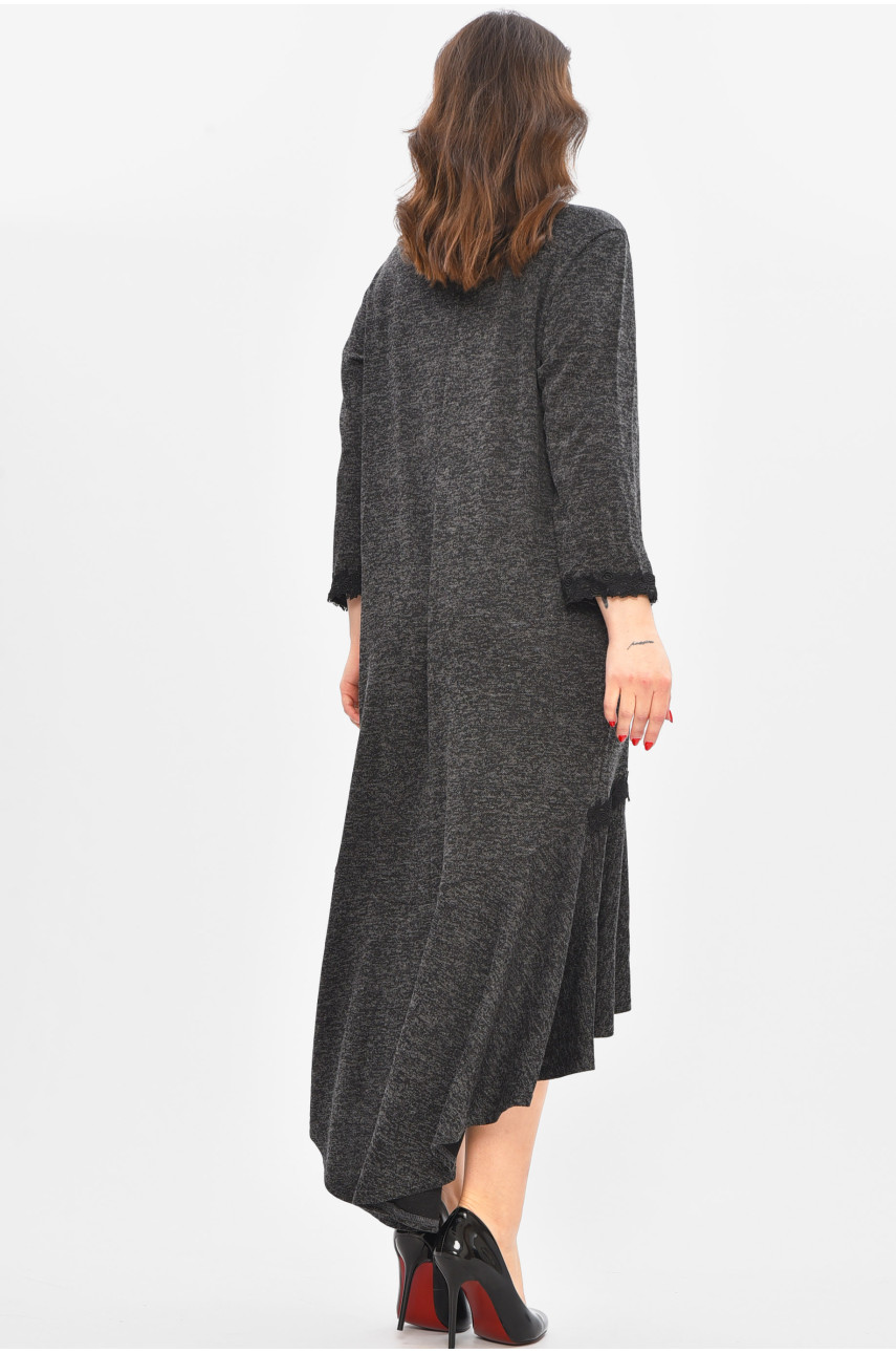 Сукня жіноча напівбатальна темно-синього кольору 8228 209058 Сукня жіноча напівбатальна темно-синього кольору 8228 209058