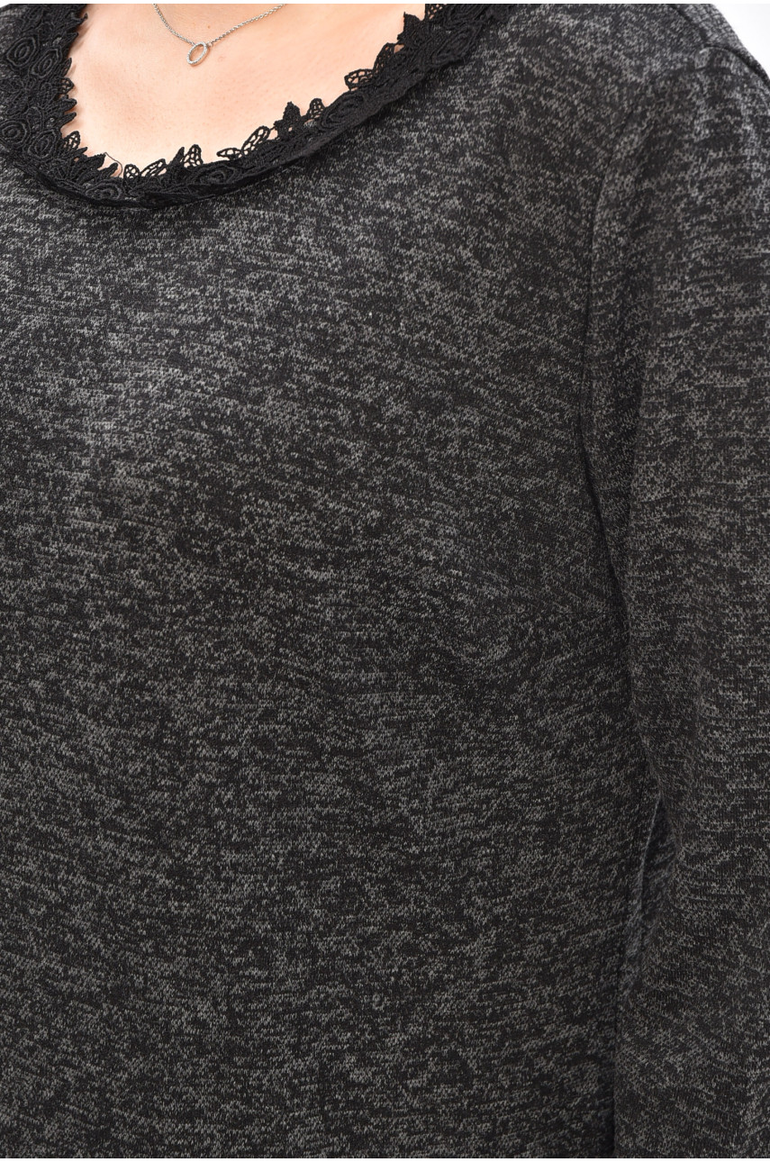 Сукня жіноча напівбатальна темно-синього кольору 8228 209058 Сукня жіноча напівбатальна темно-синього кольору 8228 209058