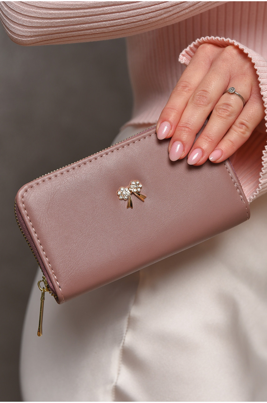 Гаманець жіночий з екошкіри бузкового кольору 317-9 209180