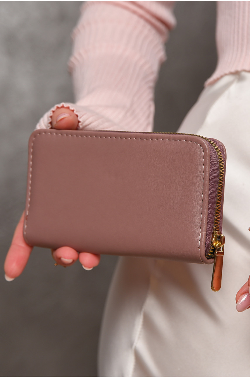Гаманець жіночий з екошкіри бузкового кольору 317-9 209180