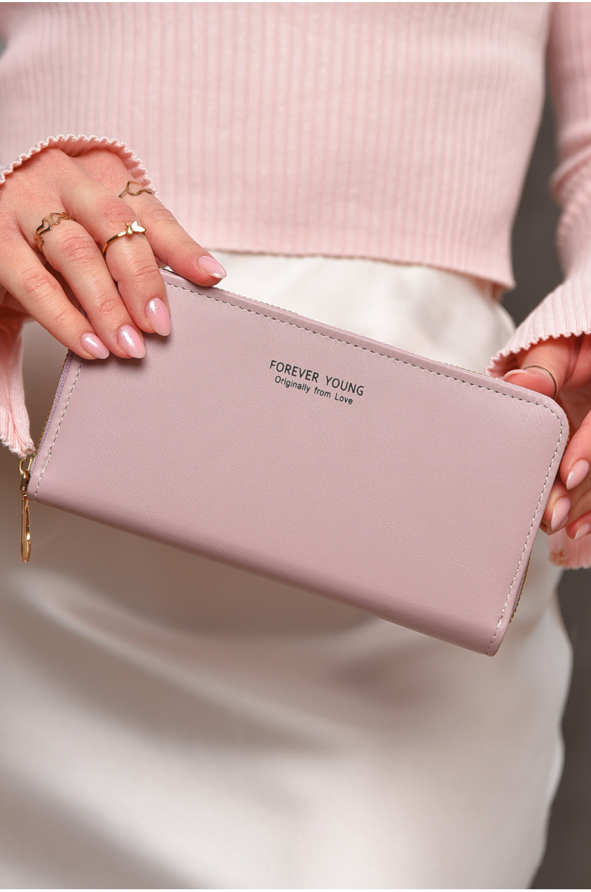 Гаманець жіночий з екошкіри бузкового кольору 317-32 209186