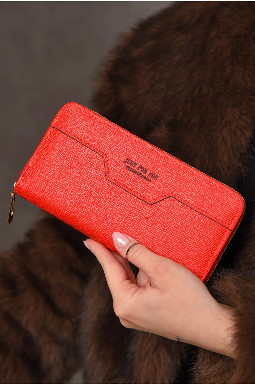 Гаманець жіночий з екошкіри червоного кольору 158-25 209196