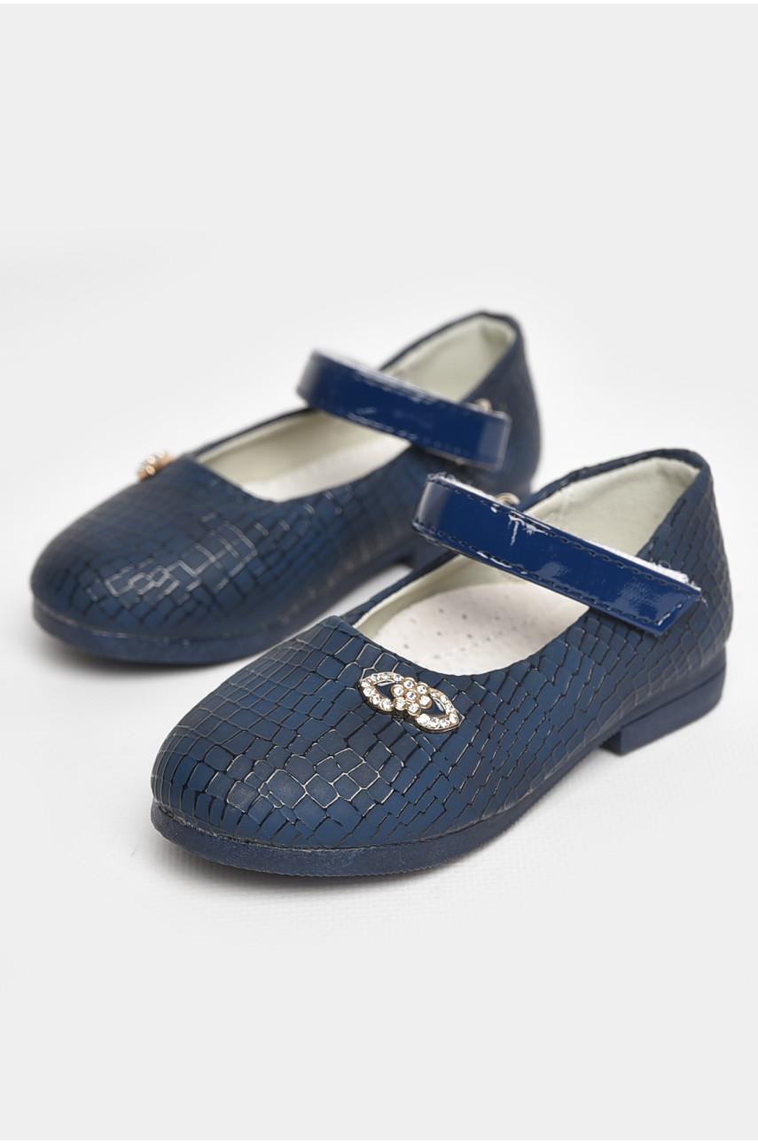 Туфли для девочки темно-синего цвета 787-7 209224