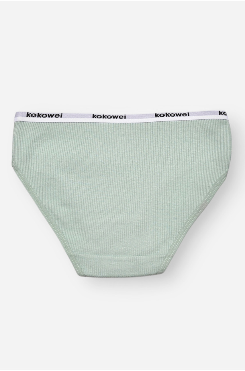 Трусики детские для девочки зеленого цвета с принтом X7851 209226