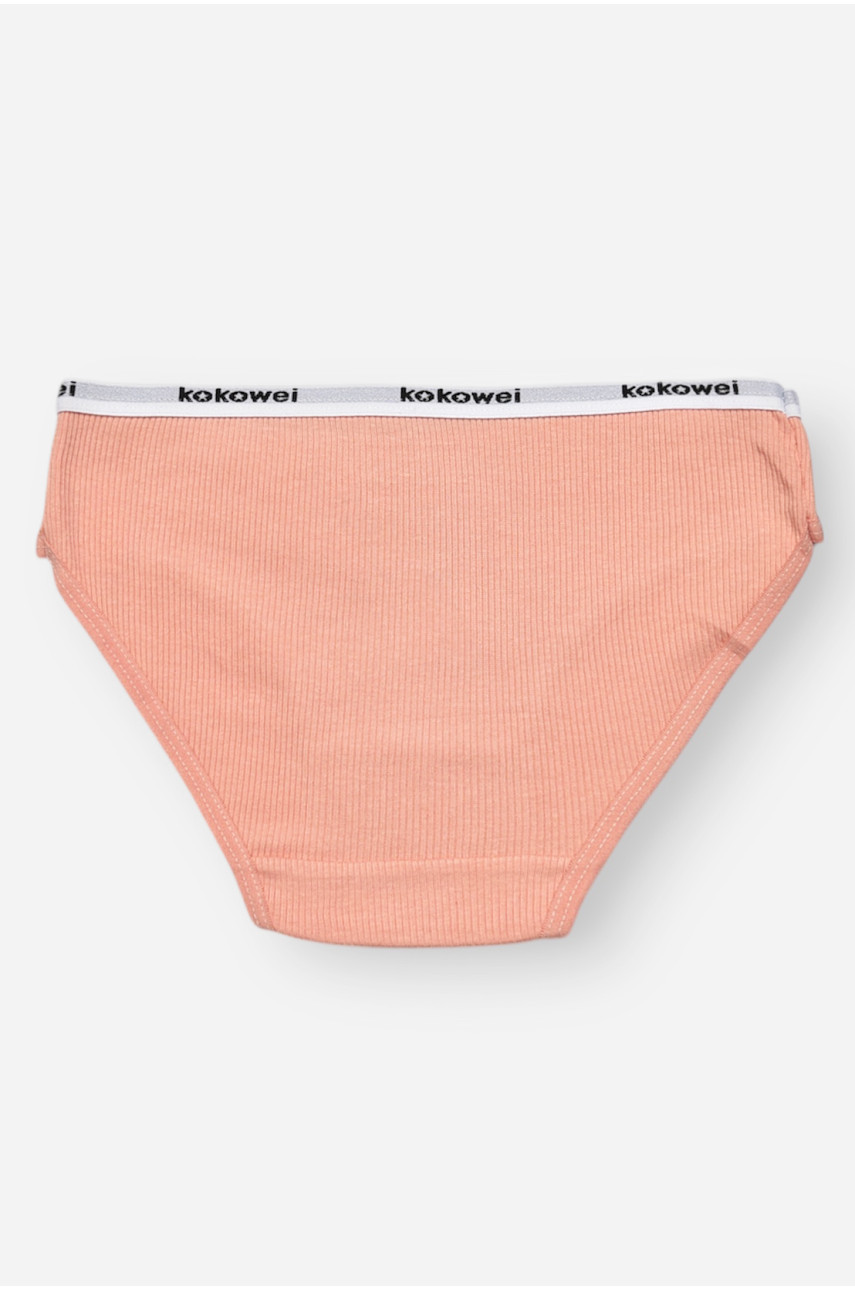 Трусики детские для девочки пудрового цвета с принтом X7851 209227