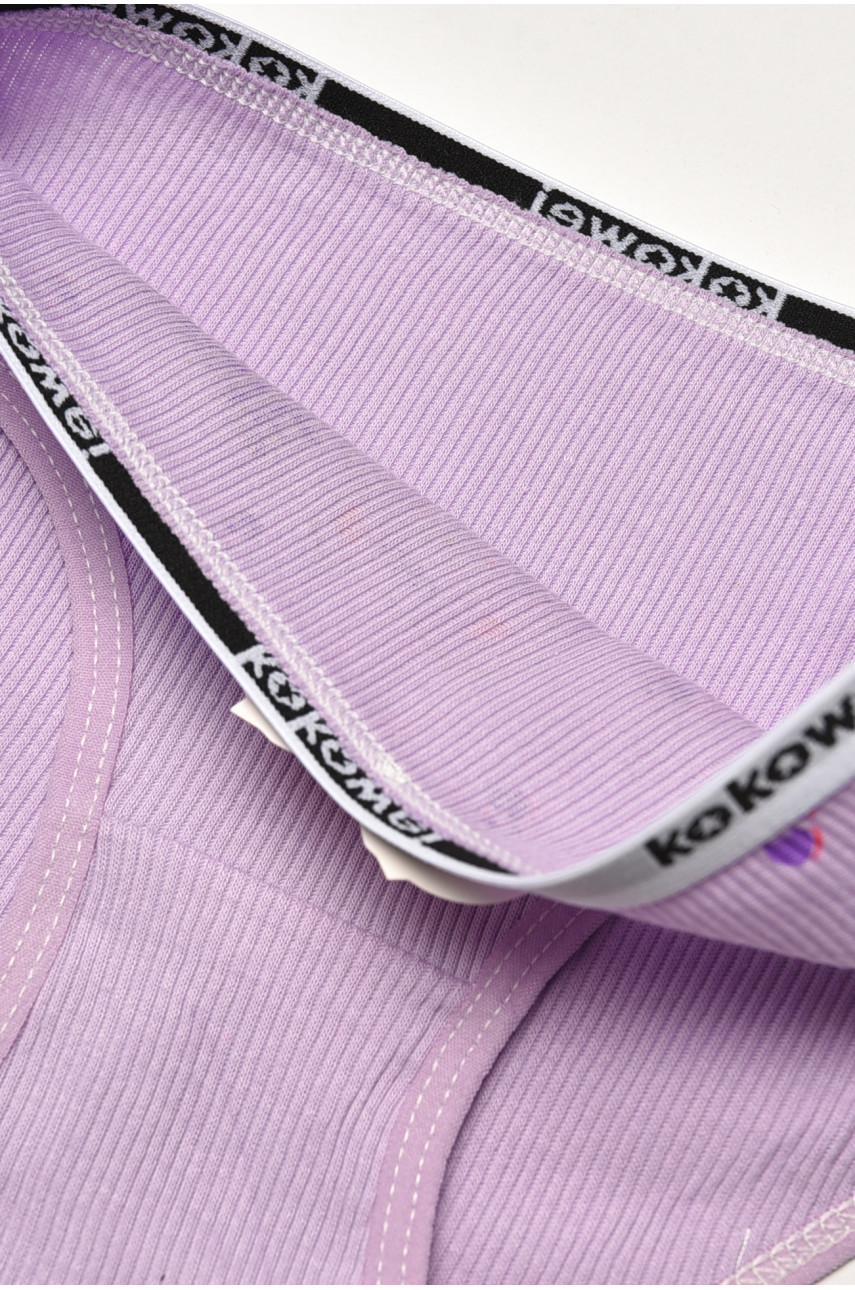 Трусики детские для девочки сиреневого цвета с принтом X7851 209228 Трусики детские для девочки сиреневого цвета с принтом X7851 209228