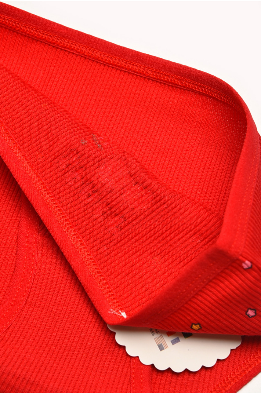 Трусики дитячі для дівчинки червоного кольору з принтом X8477 209236